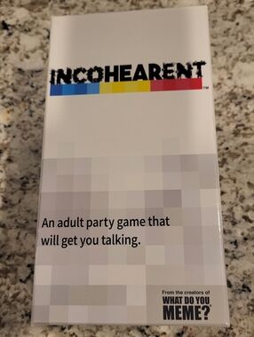 Incohearent Party Game . Like New